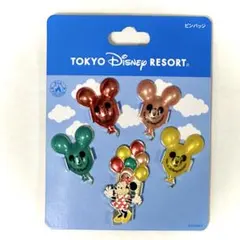 東京ディズニーリゾート ミニー バルーン ピンバッジ５個セット