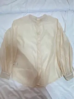 GU アイボリー 長袖シャツ L