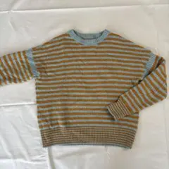 h*e様 BEAMS BOY ストライプウールセーター