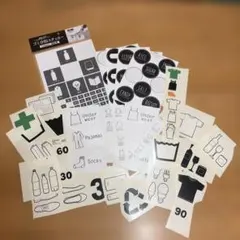 ラベルシールセット ゴミ分別・食品用