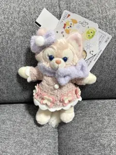 シークレットオブスノーウィーデイ ぬいぐるみバッジ リーナベル　ディズニーシー