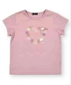 120 べべ　半袖Tシャツ　ピンクのサムネイル
