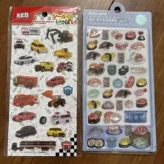 ボンボンドロップシール　 トミカ ミニカーシール & 寿司 セット