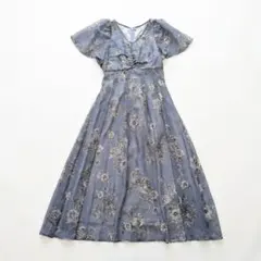 ​【新品タグ付】マーキュリーデュオ フラワープリント Vネック ワンピース S