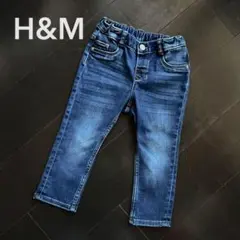 H&M【2回着用】92cm スリムフィットデニム
