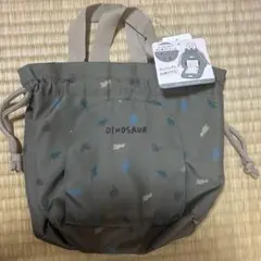 ★新品★morinorinkle オムツ巾着 恐竜 しまむらのサムネイル