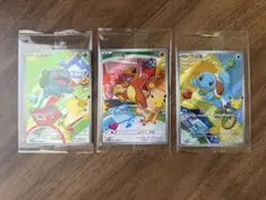 中国限定 ポケモンカードゲーム 30周年記念 御三家 プロモカード3枚