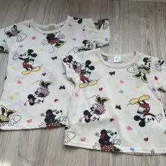 ミッキー ミニー Tシャツ 120＆90セット