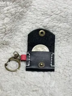 キーホルダー　コインケース　コンパクト 牛革