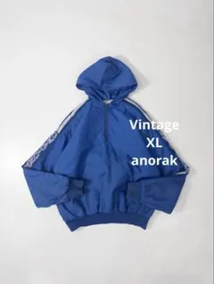 Vintage 70s ハーフジップアノラックパーカー ナイロン ヴィンテージ