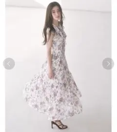 SNIDEL プリーツプリントワンピース ⋈﻿