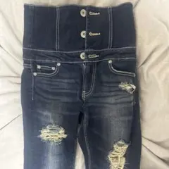 GYDA ハイウエスト スキニーデニム