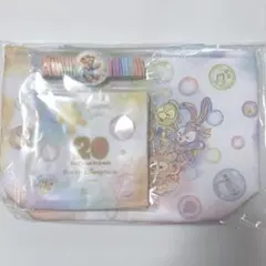 ダッフィーフレンズ スーベニアランチグッズ 20周年 カラフルハピネス