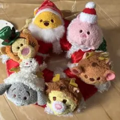 ディズニー クリスマスリース ぬいぐるみ