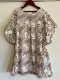 【新品】パリ高級子供服「ブルーコムグリ」購入！おしゃれな女の子用ワンピース