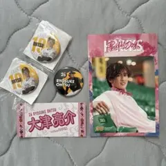 大津亮介投手26 缶バッジ　ピンクフルデー限定ビジュアルカードのサムネイル