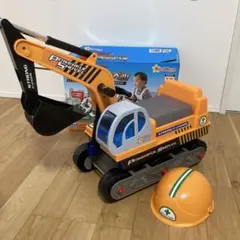 【値下げ】ショベルカー　乗用　GOGOパワフルショベル　玩具　美品　西松屋