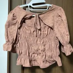 Emsexcite エムズエキサイト トップス フリル 刺繍