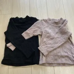 petit main 長袖カットソー 2枚セット 100