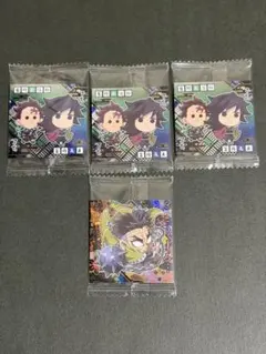鬼滅の刃 ウエハース シール 4枚セット