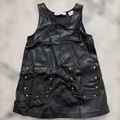 ZARA 黒 ジャンバースカート 5歳