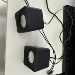 ブラック キューブ型 PCスピーカー