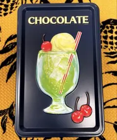 メリー　チョコレート空缶