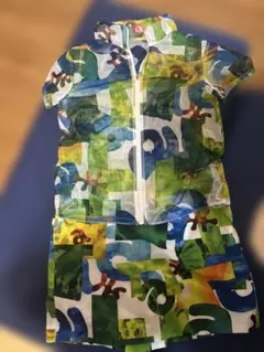 多色抽象パターン パンツセットアップ