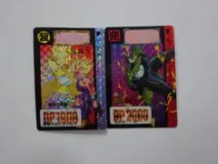 【初版本弾】ドラゴンボール カードダス 孫悟空 孫悟飯 完全体セル