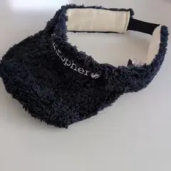 St.Christpher セントクリストファー　サンバイザー　ファー　NAVY