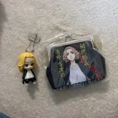 東リべ　がま口　マイキー　キーホルダー