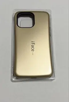 iFace iPhone 14promax ゴールドケース