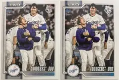 2026 TOPPS 大谷翔平 山本由伸 Dodgers DUO 2枚セット