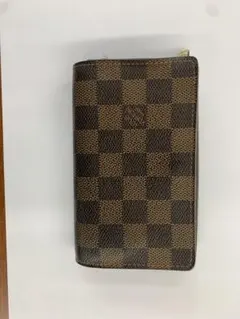 【正規品】ルイヴィトン　ダミエ　ポルトモネビエトレゾール　二つ折り財布