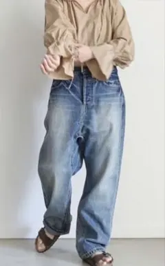 Ichi イチ　サルエルデニムパンツのサムネイル