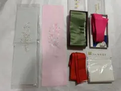 刺繍 半襟 半えり 半衿　6点 セット 訳有り