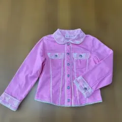 お値下げ中　mezzo piano ピンクデニムジャケット 120
