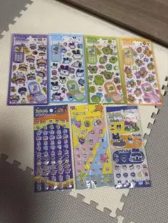 平成ハッピーフォンたまごっち　プチプチシールたまごっち　7点セット