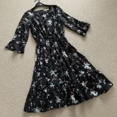 MAJESTIC LEGON フラワープリント ワンピース