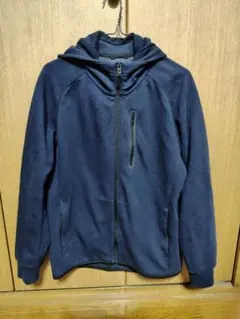 UNIQLO ドライフルジップパーカー ネイビー L