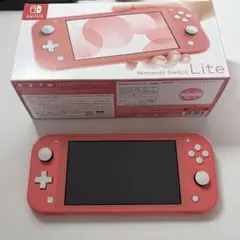 【美品】Nintendo Switch Liteコーラル 本体 2022年