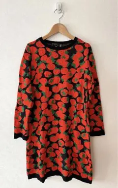 SALE✩.*˚ フランシュリッペ いちご柄ニットワンピースのサムネイル
