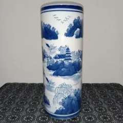 【蔵出し品】大正、戦前アンティーク　花瓶　花入　希少品 大正ロマン溢れるアンティーク花瓶 ウランガラス製