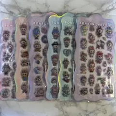 【6枚セット】ラブブ　ボンボンドロップ風　ぷくぷく