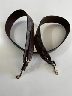 【新品未使用】COACH ショルダーストラップ単体 シグネチャー柄