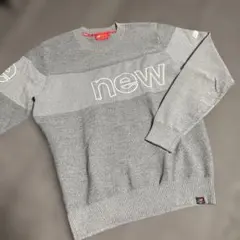 New Balance グレー ニットセーター　サイズ 4