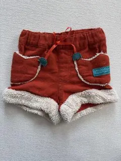 80〜90サイズ　オレンジ色 ショートパンツ