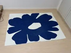 ラグ 120x160 カーペット 花柄のサムネイル