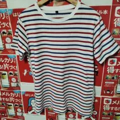 TOMMY HILFIGER ストライプ Tシャツ S