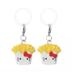 サンリオ キティ アメリカンめじるしアクセサリー ガチャガチャ ポテト2個セット